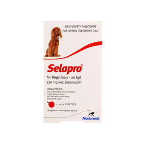 Selapro Dog Medium 10-20kg Red