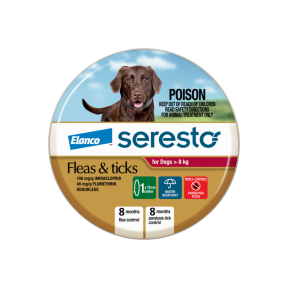 Seresto Collar Dog Over 18lbs Red