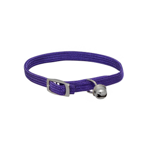Varco Stretch Nylon Cat Collar Purple 30cm