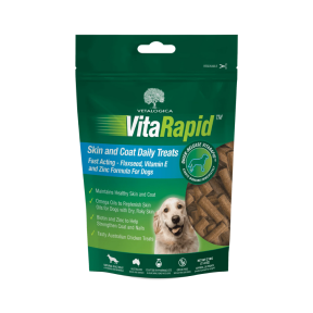 Vetalogica Vitarapid Dog Skin & Coat Daily Treats 210g front