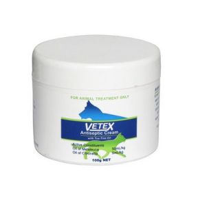 Vetex Antiseptic Cream With Tea-Tree Oil For Dogs & Cats