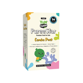 YumGuard Puree Star Combo Pack Treat for Cats 36 x 14g Front