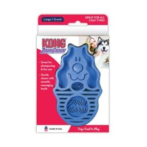 KONG ZoomGroom Boysenberry Dog Brush