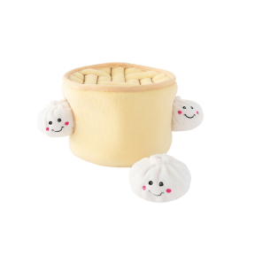 ZippyPaws Zippy Burrow Soup Dumplings Squeaker Dog Toy