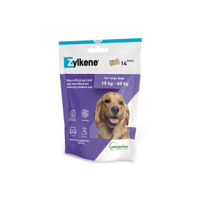 Zylkene Anxiety & Behaviour Dog Large 15-60kg Chews 450mg 14 Pack