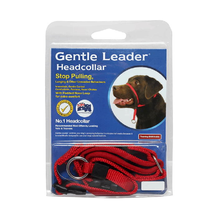 Gentle Leader Head Collar Red l VetShopMax