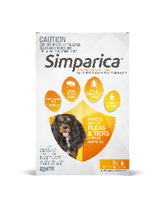Simparica for Small Dogs 11.1 - 22 lbs (Orange)