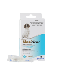 Moxiclear For Dogs 22lbs - 55lbs (Blue)