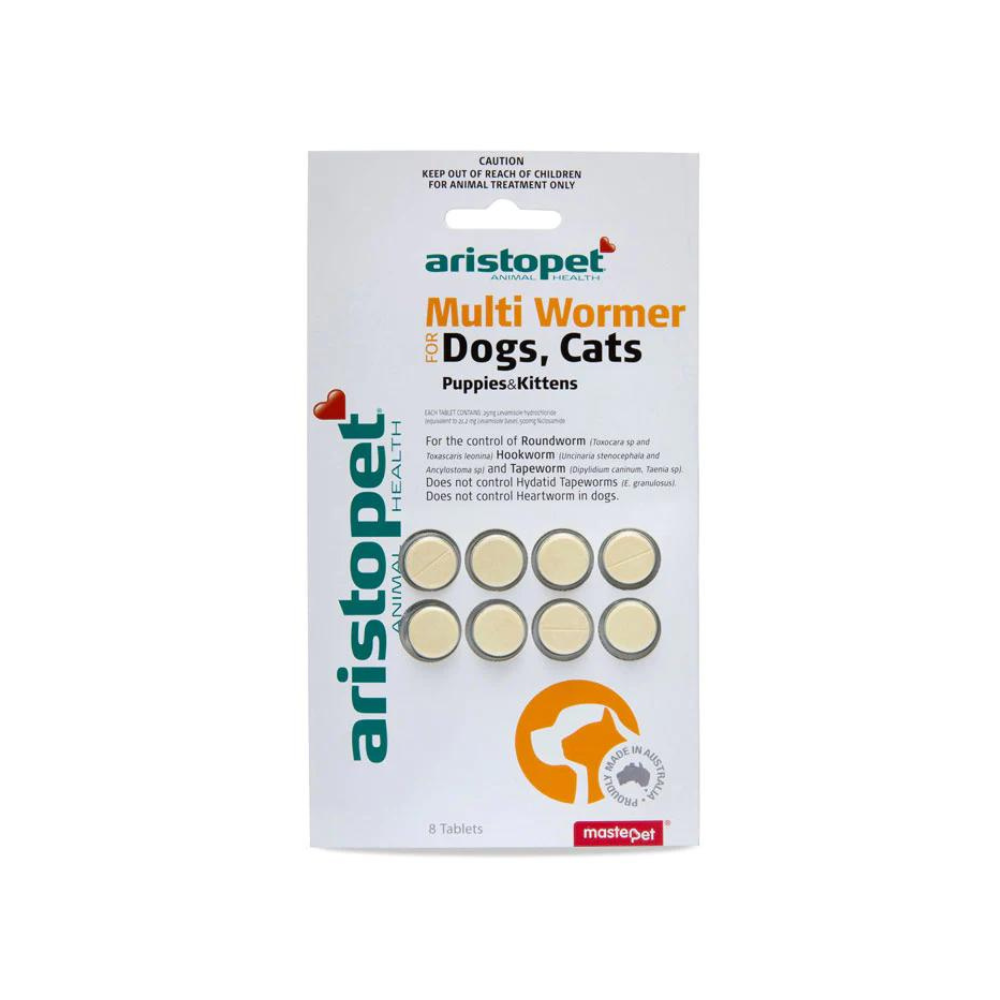 Aristopet Multi Wormer Dogs Cats Puppies Kittens 8 Pack VetShopmax