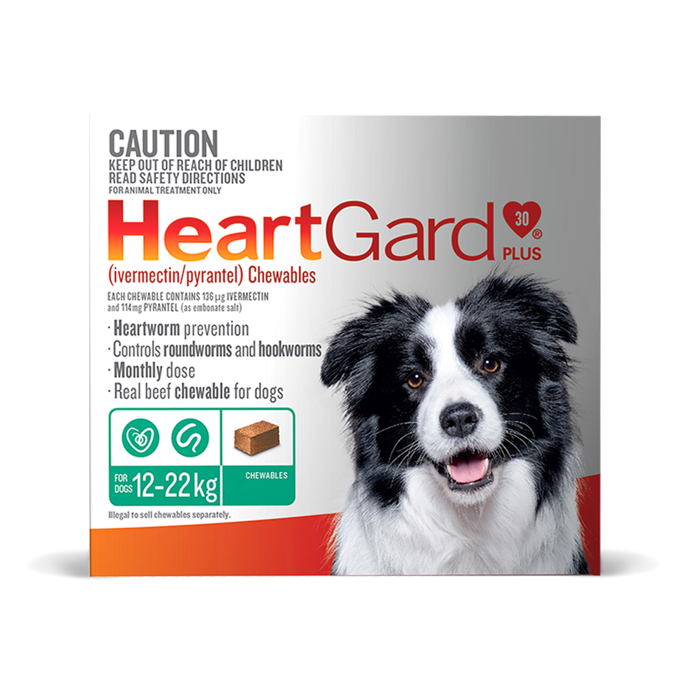 HeartGard Plus Dog Medium 26 50lbs Green VetShopMax