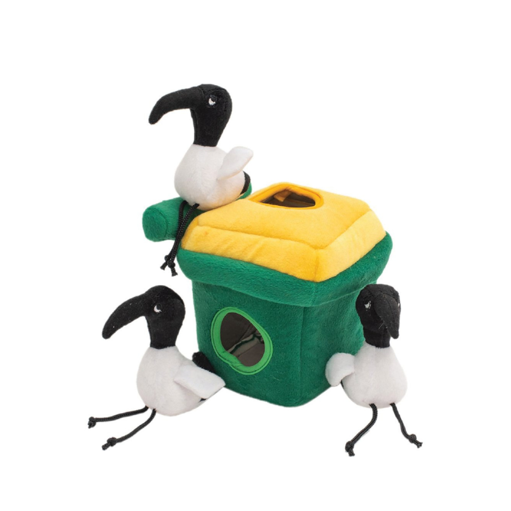 ZippyPaws Zippy Burrow Bin Chicken Dog Toy VetShopmax