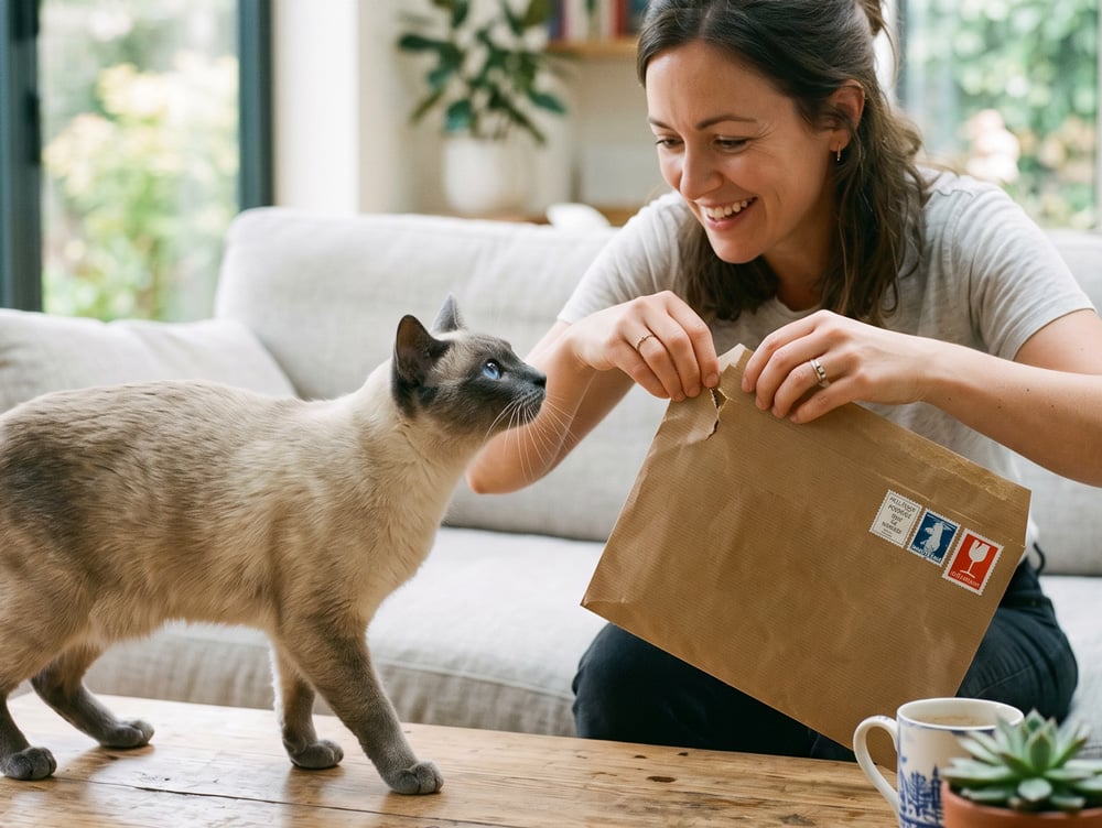 Happy pet enjoying VetShopMax deals