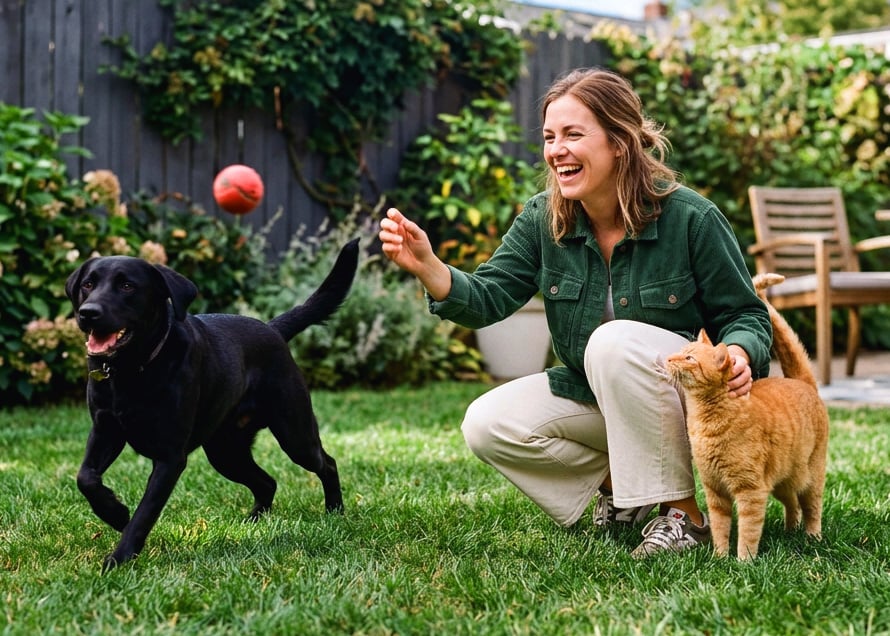 Happy pets with VetShopMax no prescription pet protection