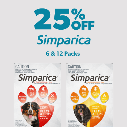 25% off SImparica 6 | 12 Packs